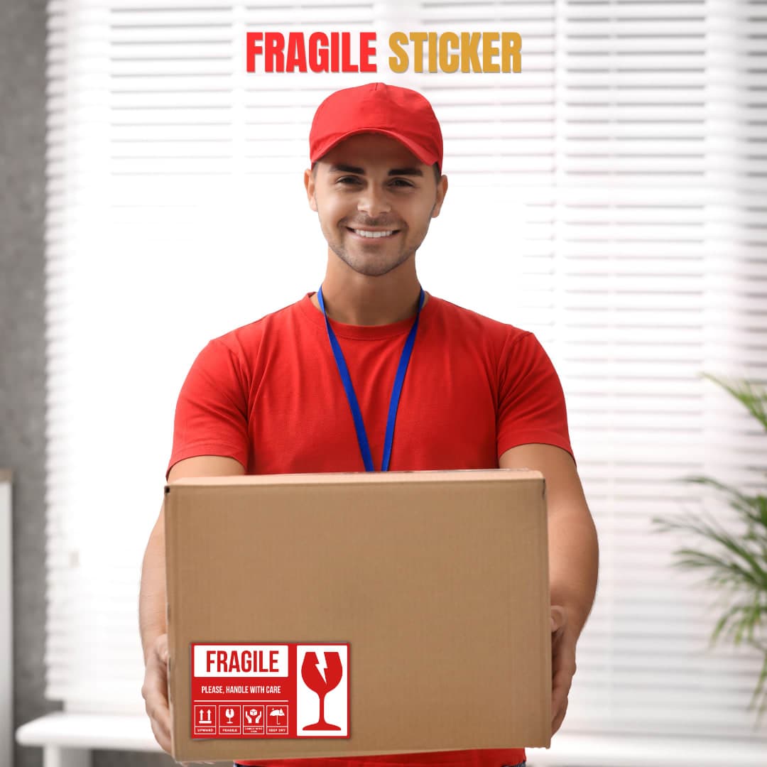 Readymade Fragile Sticker 3×5 Inch | Handle with Care Shipping Label Bangladesh thumbnail 5