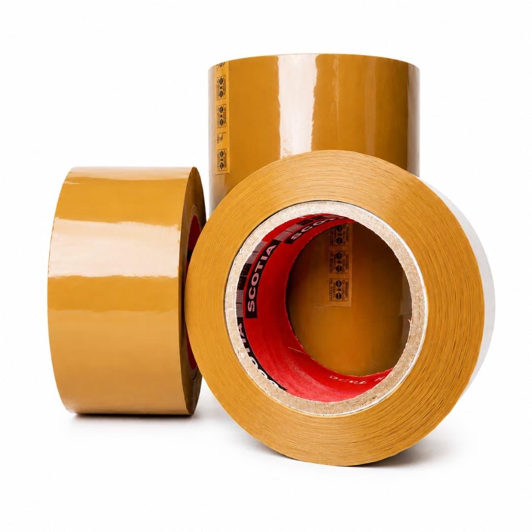 2.5 Inch Brown Packing Tape 300 Meter | Heavy Duty BOPP Carton Sealing Tape