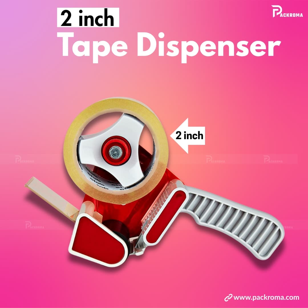 2 Inch Tape Dispenser | Metal & Plastic Packing Tape Cutter