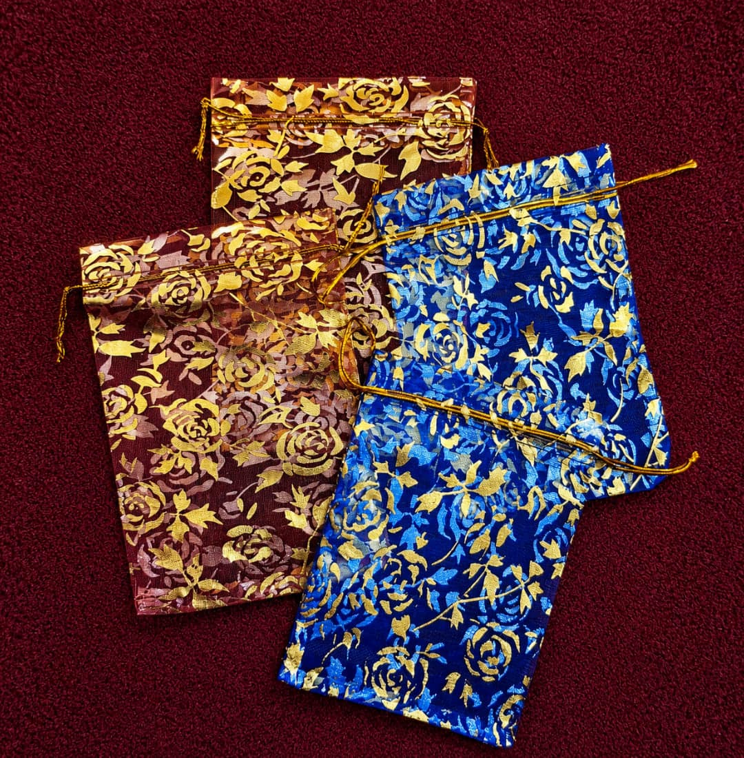 Organza Gift Bag (3" × 4"--4" × 5") Inch | Premium Drawstring Jewelry & Gift Packaging Bag in Bangladesh